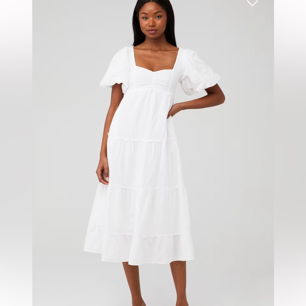 Show Me Your Mumu Odette white Graduation Dress Wedding Kentucky Derby